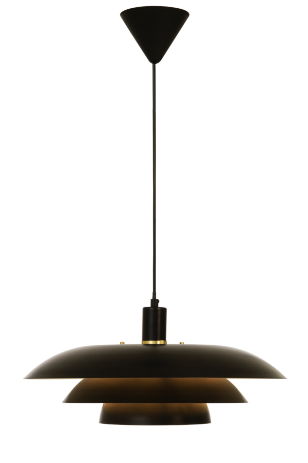 Epsilon taklampa svart