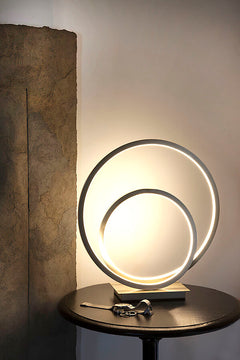 Loop bordlampa stål
