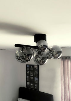 Molekyl plafond svart/rök