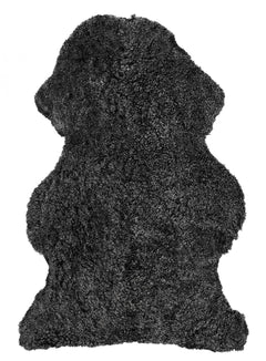 Curly fårskinn mörkgrå