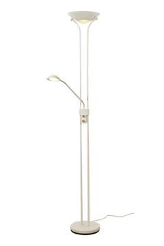 Nice golvuplight vit