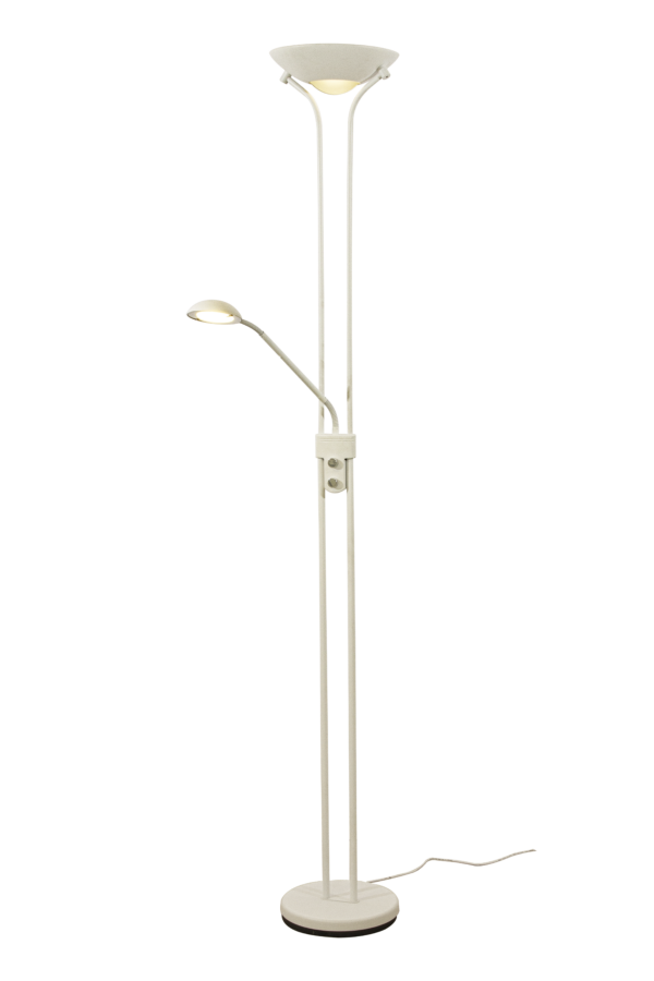 Nice golvuplight vit