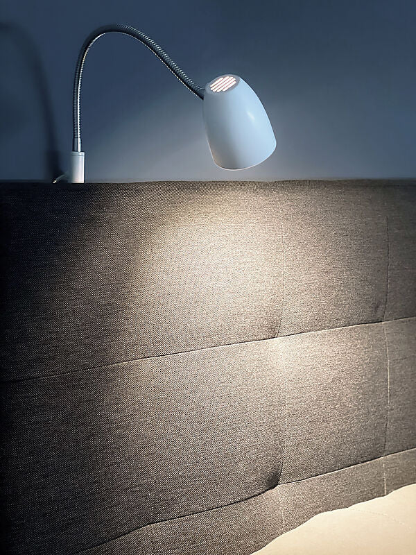 Sandnes sänglampa vit/krom