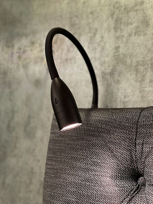 Sensilo sänglampa svart