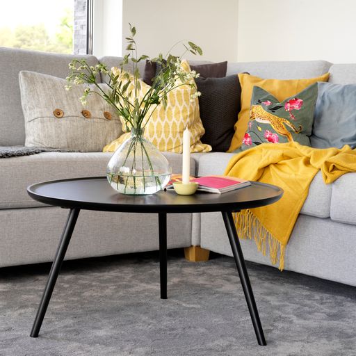 Daisy soffbord runt 55 svart