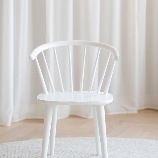 Carmen stol vitlack 2-pack