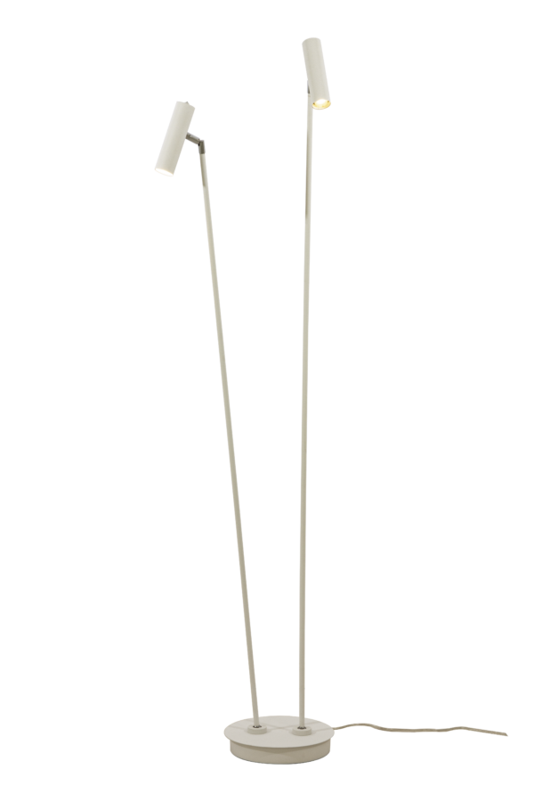 Artic golvlampa dubbel vit