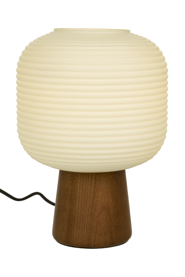 Aura bordlampa bruntbets/vit
