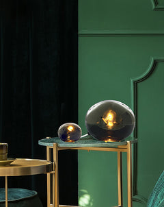 Globus bordlampa 24 cm rök