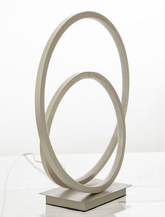 Loop bordlampa stål
