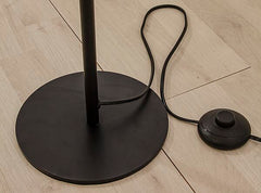 Molekyl golvlampa svart/rök