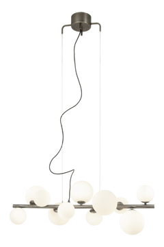 Molekyl taklampa L85 tenn/opalvit