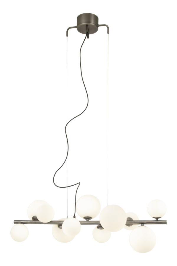 Molekyl taklampa L85 tenn/opalvit