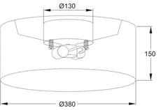 Bendir plafond vit rynk