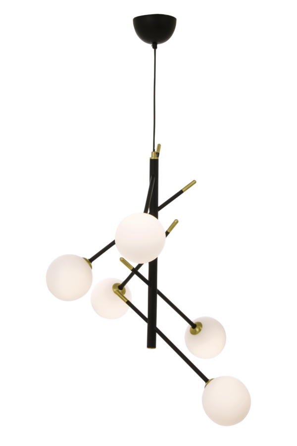 Akrobat taklampa svart